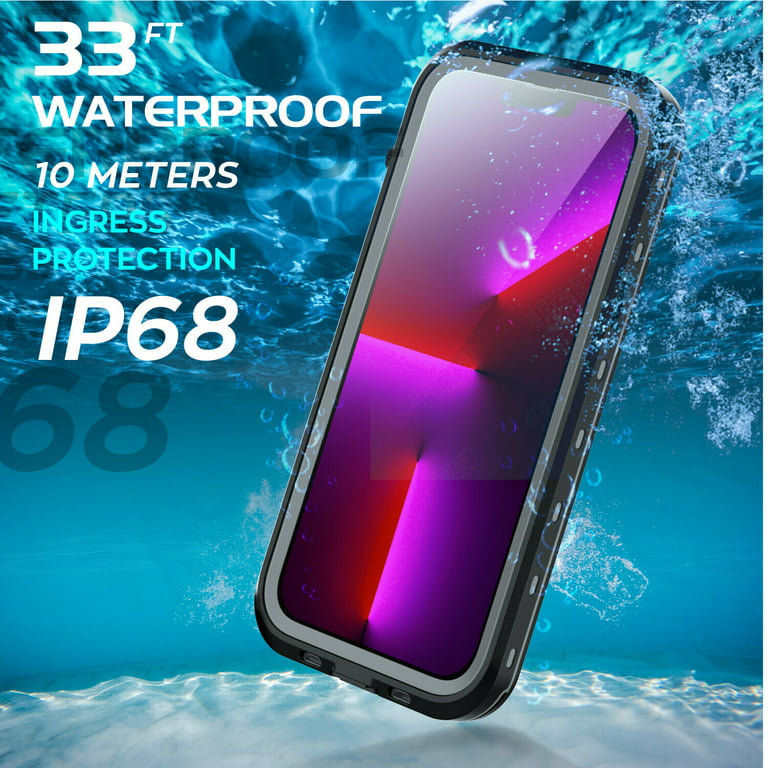 Waterproof Case for iPhone 13 Pro Max, Designed for iPhone 13 Pro Max Case  with Built-in Screen Protector. Full Body Heavy Duty Shockproof Case for