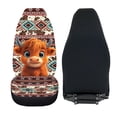 thumbnail image 6 of XYZCANDO Vehicle Interior Accessories Geometric Print 2 Pack Car Front Seat Covers Non-Slip Truck SUV Sedan Waterproof Soft Car Seat Covers, 6 of 10