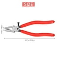 thumbnail image 4 of Heavy Duty Key Fob Pliers Tool, Metal Glass Running With Flat Jaws, Studio Attach Rubber Tips Perfect For Hardware Install And Stained Work, 4 of 8
