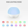 thumbnail image 3 of AUKEY Veilleuse, Lampe de Chevet Rechargeable Tactile LED RGB Changeant de Couleur Couleur Couleur Aléatoire, 3 of 8