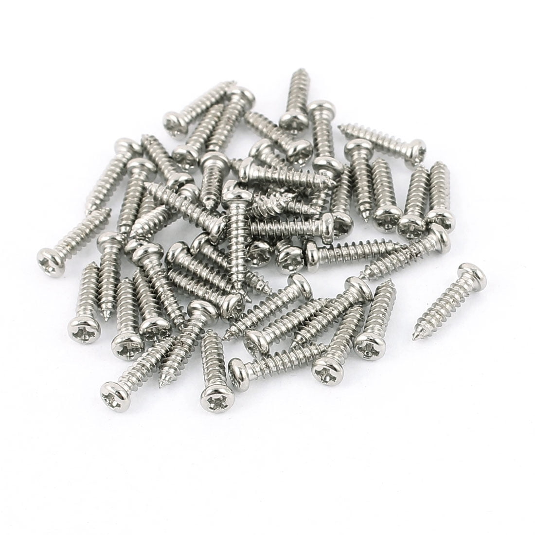 Uxcell M2.3 x 10mm Stainless Steel Cross pan Head Self Tapping