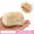 thumbnail image 2 of Extensions de Chignon en Cheveux Synthétiques Bouclés Mini Pince à Griffes Oreilles de Chat Chignons Postiches, 2 of 6