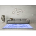 thumbnail image 3 of Ahgly Company Machine Washable Indoor Rectangle Medallion Blue Traditional Area Rugs, 4' x 6', 3 of 4