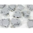 thumbnail image 1 of Capot en Plastique Gris pour Connecteurs DB-15/HD-26 DA15 à Vis Courte, Pack de 10, 1 of 2