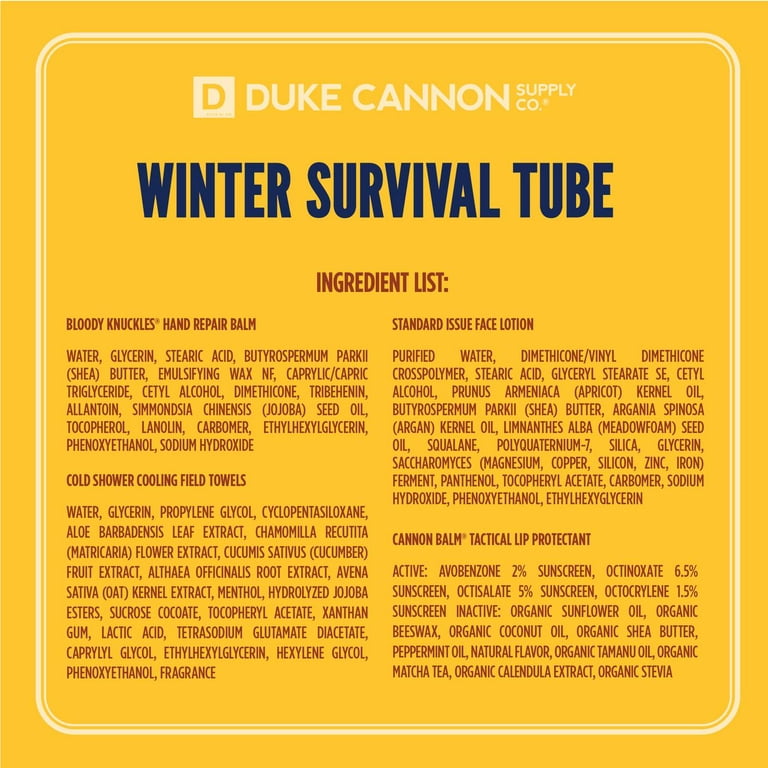 Duke CANNON- Winter Survival Tube