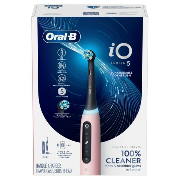 Oral-B iOシリーズ5 本体 Blush Pink Oral-B iO Series 5 Electric Toothbrush with Brush Head