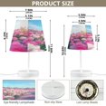 thumbnail image 3 of BZSMCE Table Lamp Creative Blooming Pink Rose Garden Simple Pattern Night Light, 3 of 8