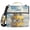 Bus on Lake, variant on 3 Ring Zipper Binder with Shoulder Strap Waterproof Trapper Keeper 2 Inch D-Ring 500 Sheets Capacity Koi Fish Swimming