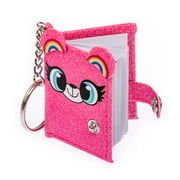Claires Tween Marble Crystal Keychain Bundle, Holiday Gifts, Fuzzy Red Backpack