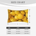 thumbnail image 6 of Bixox Ripe Yellow Lemon Printed Pillow Protector,Super Soft Ideal for Home,Guests,Rentals - 16"x24", 6 of 8