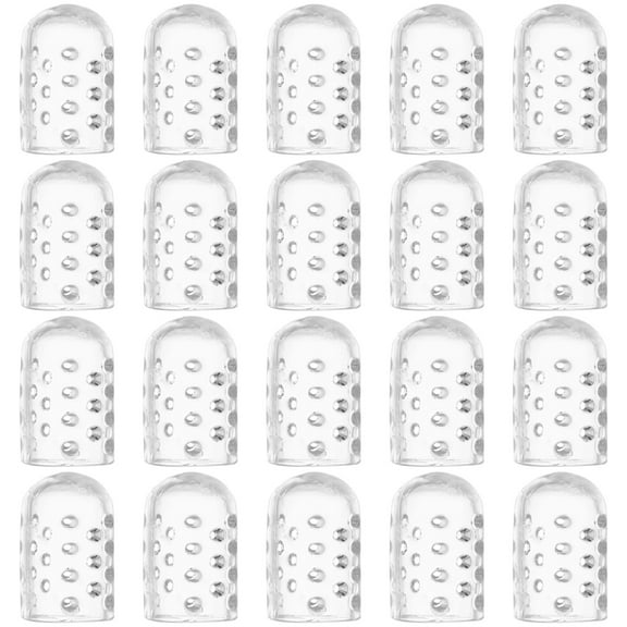 20 PCS Silicone Toe Protectors, Breathable Toe Bandages, Anti-Friction Toe Covers, Flexible Toe Caps for Multiple Shoe Types