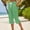 Green, variant on Zysthvn Straight Leg Womens Summer Capris Casual Striped Crop Pants for Women Button Drawstring with Pockets Loose