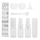 thumbnail image 2 of 9 Uds. Botellas de plástico con pulverizador, envases vacíos de viaje, subbotellas de loción cosmética, 2 of 8