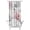 Bright F, variant on 36" x 72" Bright Floral Shower Curtain Vibrant Flower Print Rust-Resistant Grommets