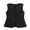 Black, variant on Xsylife Women’s Button Down Waistcoat Vest Blazer Sleeveless Round Neck Slim Fit Tops Work Office Jacket Dressy Suit Vest