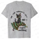 thumbnail image 1 of Camisetas con estampado de gato para mujer, ropa divertida de Navidad para amantes de los gatos, 1 of 5