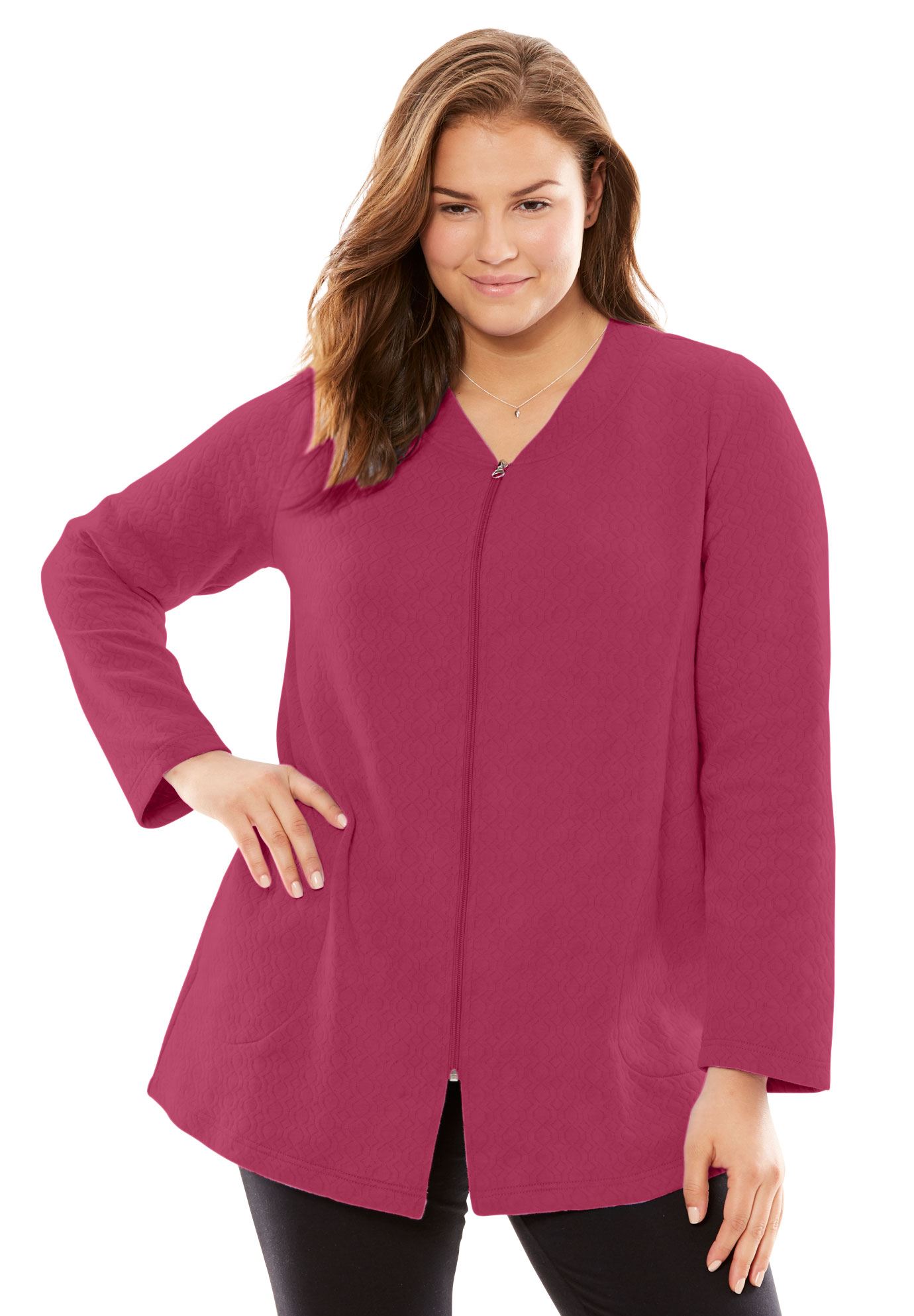 short fleece bed jacket