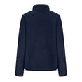 thumbnail image 4 of LEEYNEER Women‘s Polar Soft Fleece Jacket Classic Fit Long Sleeve Full Zip Fleece Lined Sherpa Coat Fall Winter Stand Collar Recreation Coat with Pockets, 4 of 5