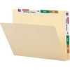 Smead Conversion Folder with Top and End Tabs Letter - 8 1/2" x 11" Sheet Size - 3/4" Expansion - 11 pt. Folder Thickness - Manila - Manila - 1.41 oz - Recycled - 100 / Box