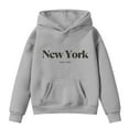 thumbnail image 4 of Byoo Big Girl's Hoodie Letter Print Casual Pullover Hooded Sweatshirt Activewear Hoody, 4 of 4