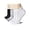 White*2+grey*2+black*2 (6 Pairs), variant on 6 Pairs Ankle Athletic Running Socks Low Cut Sports Tab Socks for Men and Women