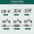 thumbnail image 2 of Pieces Presser Foot Sewing Machine Sewing Hemming Foot 4/8 6/8 8/8in Rolled Hem Presser Foot 3/4/6mm Foot, 2 of 5