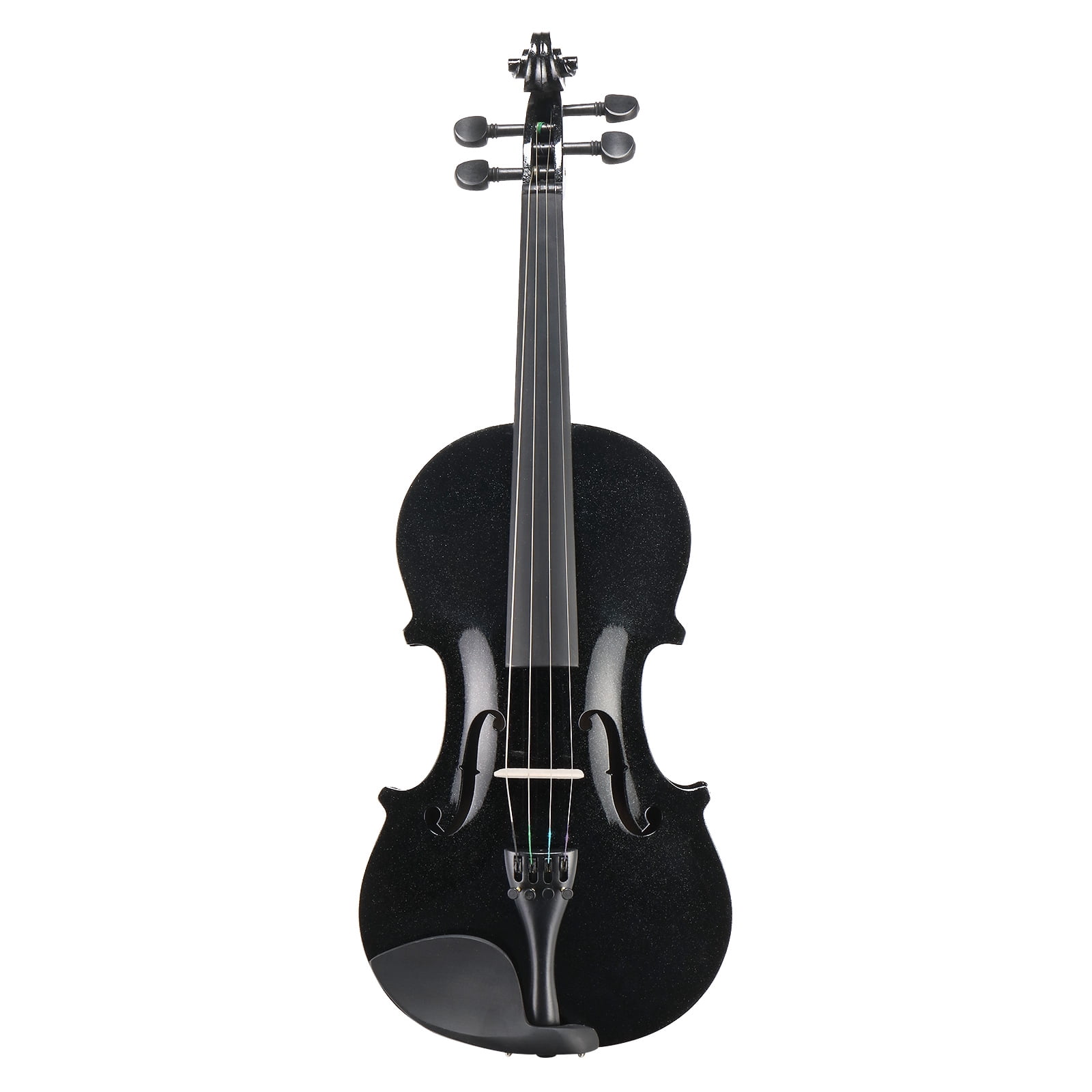 Ktaxon 4/4 Natural Wood Violin Kit for Beginners, Student, with Case, Rosin, Shoulder Rest, Bow, Strings, Black