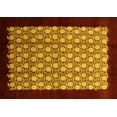thumbnail image 1 of Ahgly Company Indoor Rectangle Oriental Yellow Industrial Area Rugs, 2' x 5', 1 of 4
