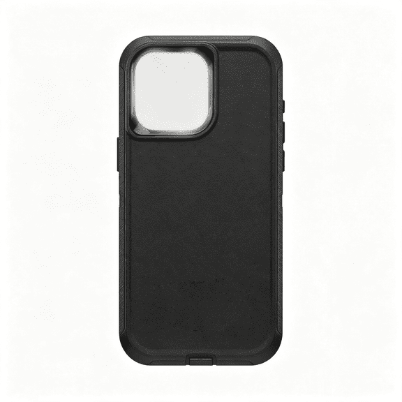 GJX Otterbox Iphone 15 Pro Max Defender Series Case - Black,Screenless,Rugged & Durable,With Port Protection,Tough Iphone Case,Wireless Charging Compatible,Multi-Layer Impact Absorbing