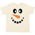 thumbnail image 3 of Inktastic Cute Smiling Snowman Face with Carrot Nose Boys or Girls Toddler T-Shirt, 3 of 5