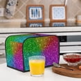thumbnail image 6 of Haiem Colorful Glitter Print Toaster Covers 2 Slice Wide Slot,Bread Dust Cover & Fingerprint Protection,Bread Machine Cover,Appliance Covers, 6 of 7