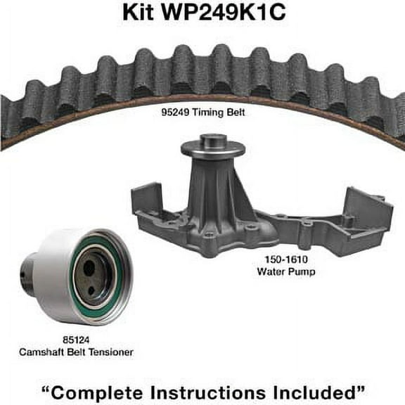 Dayco Premium T-Belt Kit w/ Water Pump, w/o Seals Fits select: 2000-2004 NISSAN XTERRA, 1999-2004 NISSAN FRONTIER