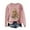 Pink, variant on Womens Sweater Christmas Tree Long Sleeve Crewneck Knitted Oversize Loose Fit Trendy Outfits