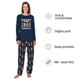 thumbnail image 2 of Nutcracker Squad Family Christmas Pajamas Navy Blue, Matching Set for Adult Kid Baby Dog, 2 of 8