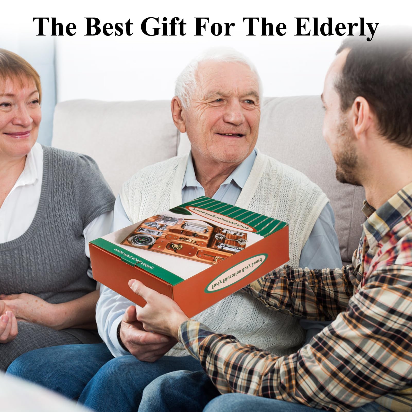 YXMEIGUO Fidget Busy Board for Adults, Dementia Product for Elderly, Alzheimers Activities for Dementia Patients, Alzheimers Products Toys