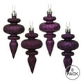 thumbnail image 2 of Vickerman N500026 4 in. Plum Finial 4 Finish Asst 8-Bx, 2 of 2