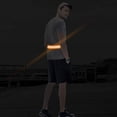 thumbnail image 3 of 6 Pcs Reflective Tape Reflective Safety Belt Light PT Belt High Visibility Reflective Belt for Arm, Wrist, Ankle, Leg Running (Orange, Green), 3 of 5
