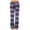 Sky Blue, variant on Leggings for Women Tummy Control Comfy Stretch Plaid Wide Leg Casual Drawstring Yoga Pants,Blue,L