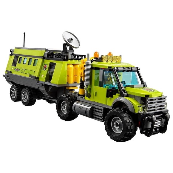 LEGO City Base d'Exploration du Volcan 60124 Jouet de Construction, Jouet de Construction
