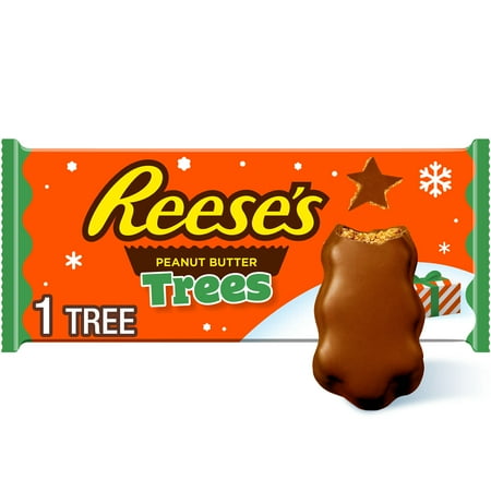 Reese's Milk Chocolate Peanut Butter Trees Christmas Candy, Pack 1.2 oz