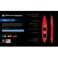 thumbnail image 4 of Wilderness Systems Pamlico 135 / Kayak Récréatif Sit Inside / Kayak Tandem / 13 Pieds 6 Pouces / Rouge, 4 of 4