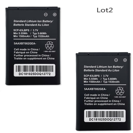 2pc Replacement Battery for Kyocera DuraXV(E4520) DuraXA(E4510) DuraXE(E4710)