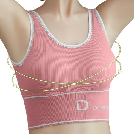 

Shiusina Womens Light Support Seamless Sports Bra Wireless Yoga Bra Top