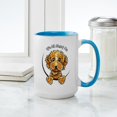 thumbnail image 4 of CafePress - Cockapoo Tan IAAM Mugs - 15 oz Ceramic Large White Novelty Mug, 4 of 4