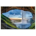 thumbnail image 1 of Waterfalls Ceramic Tile Mural Kitchen Backsplash Bathroom Shower, 401870-XL64, 1 of 3