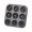 C, variant on TIMIFIS Bakery Equipment Doughnutbaking Plate, Non Stick 6-9-12 Hole Doughnu Plate with Lace, Carbon Steel Doughnu Mould and Mini Baking Plate, Household Christmas Party Doug Kitchen Gadgets