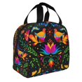 thumbnail image 2 of Disketp Mexican Flower Traditional1 Bolsa Térmica para Almuerzo para Hombre y Mujer, Ideal para Trabajo, Senderismo y Picnic, 2 of 8