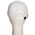 thumbnail image 6 of D&I Plain Dad Hat 100% Cotton Unstructured Hat Unisex Adjustable Strap - White, 6 of 8