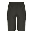 thumbnail image 5 of Mgmyaa Men's Cargo Shorts Drawstring Elastic Waist Solid Plus Size Over the knee Shorts Loose Casual Pants, 5 of 8
