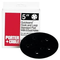Hook and Loop Standard Profile Replacement Pads, 5 in, 1 per box